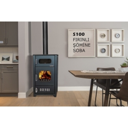 S100 FIREPLACE COOKER STOVE